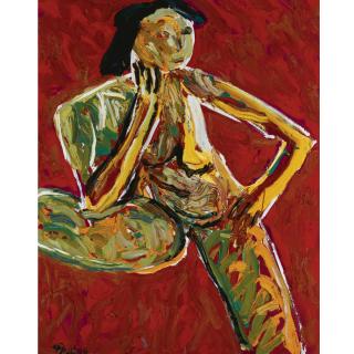 Karel Appel - Nude No. 7