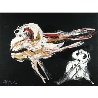 Karel Appel - Oiseau Et Garçon