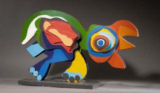Karel Appel - Oiseau fantastique