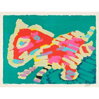 Karel Appel - One Plate, from Cats