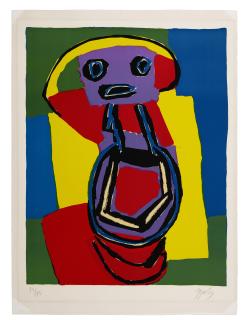 Karel Appel - Personnages: one print