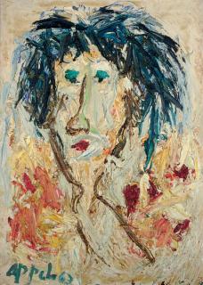 Karel Appel - Portrait of a Woman (Thalia Selz)