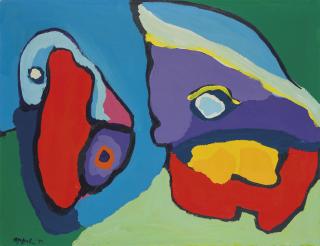 Karel Appel - Springende omkring