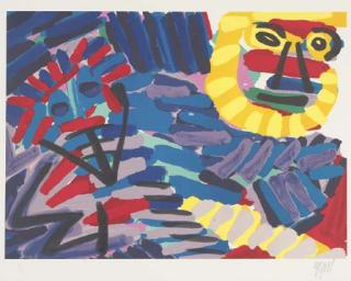Karel Appel - Ten by Appel: Two Plates