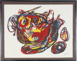 Karel Appel - Tête Volant