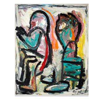 Karel Appel - The Promenade No.1, 1983