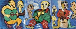 Karel Appel - Three Musicians