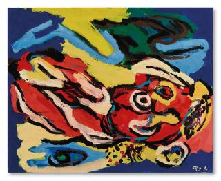 Karel Appel - Tombé
