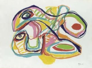 Karel Appel - Two Animals Together