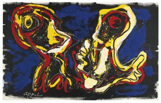 Karel Appel - Two Dancers