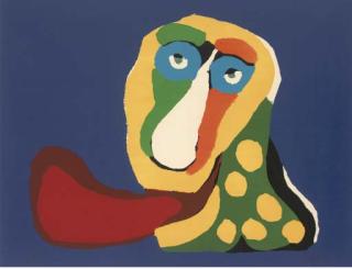 Karel Appel - [Two faces]