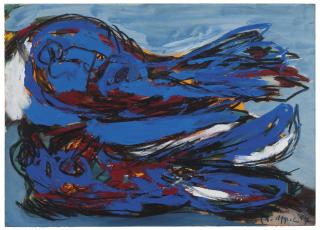 Karel Appel - Two Fisle Birds