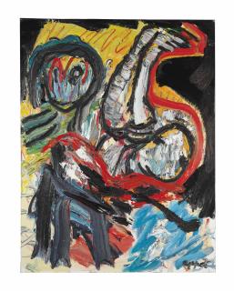 Karel Appel - Untitled Composition