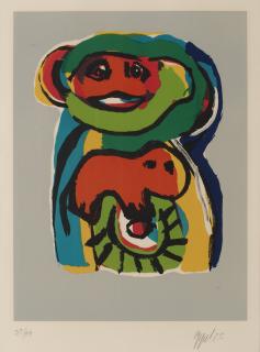 Karel Appel - Utan titel.