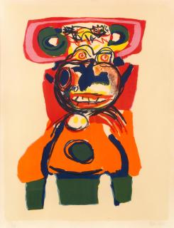 Karel Appel - Visage, 1967
