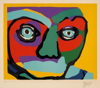 Karel Appel - Visage