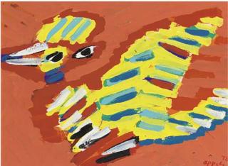 Karel Appel - Yellow Bird