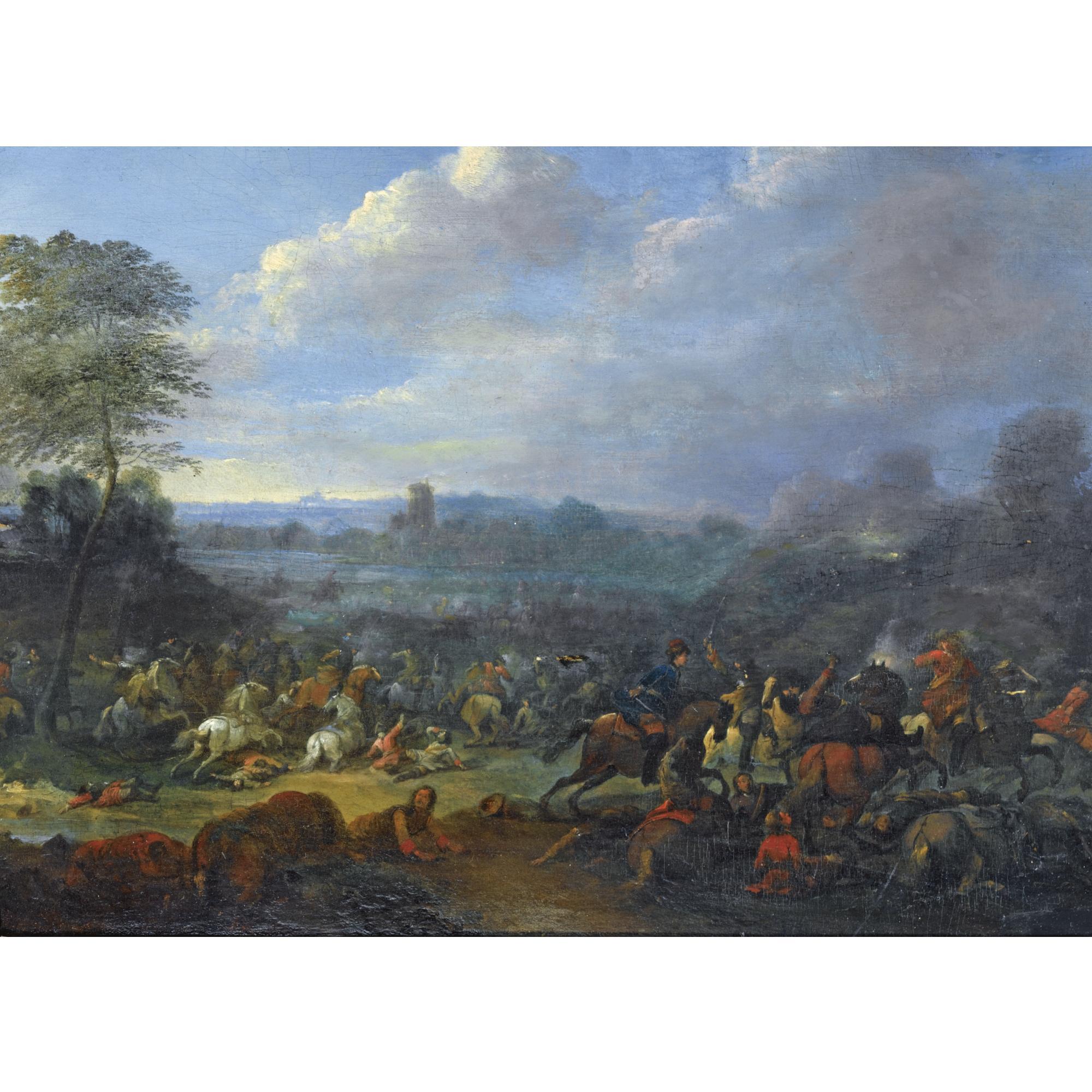 Karel Breydel - A Cavalry Skirmish