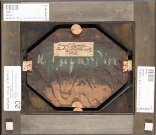 Karel Dujardin - A Young Shepherd Asleep, Surrounded By His Sheepdog, His Sheep And His Cow