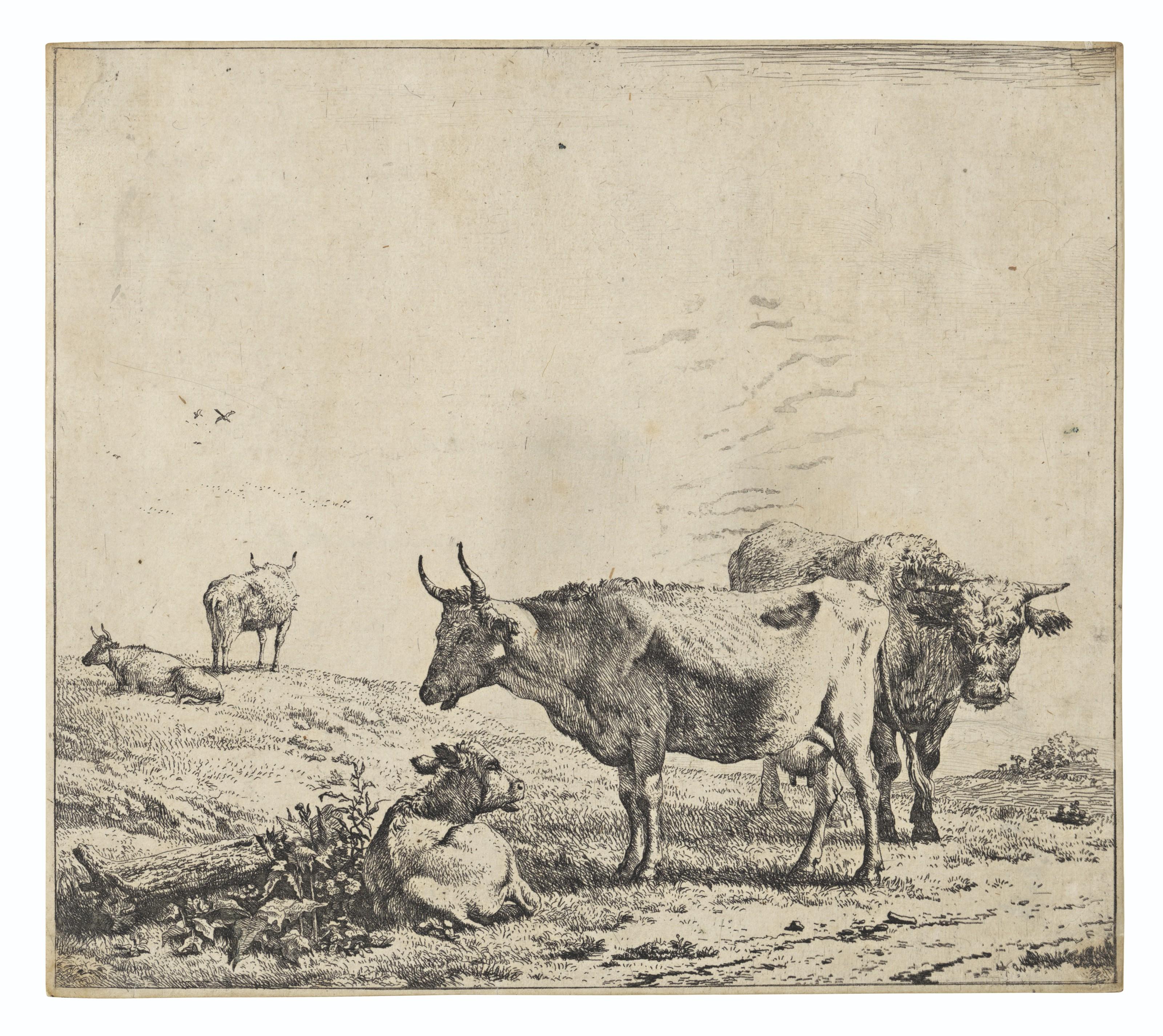 Karel Dujardin - The Cow, the Bull and the Calf