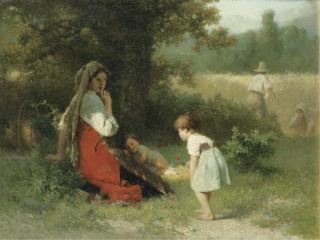 Karel Frans Philippeau - Flowers for the baby