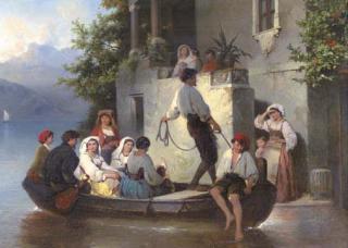 Karel Frans Philippeau - Gita sul lago