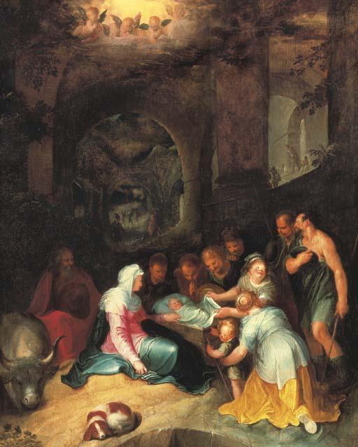 Karel van Mander - The Adoration of the Shepherds