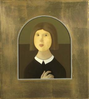 Karel Wiggers - A portrait of a girl