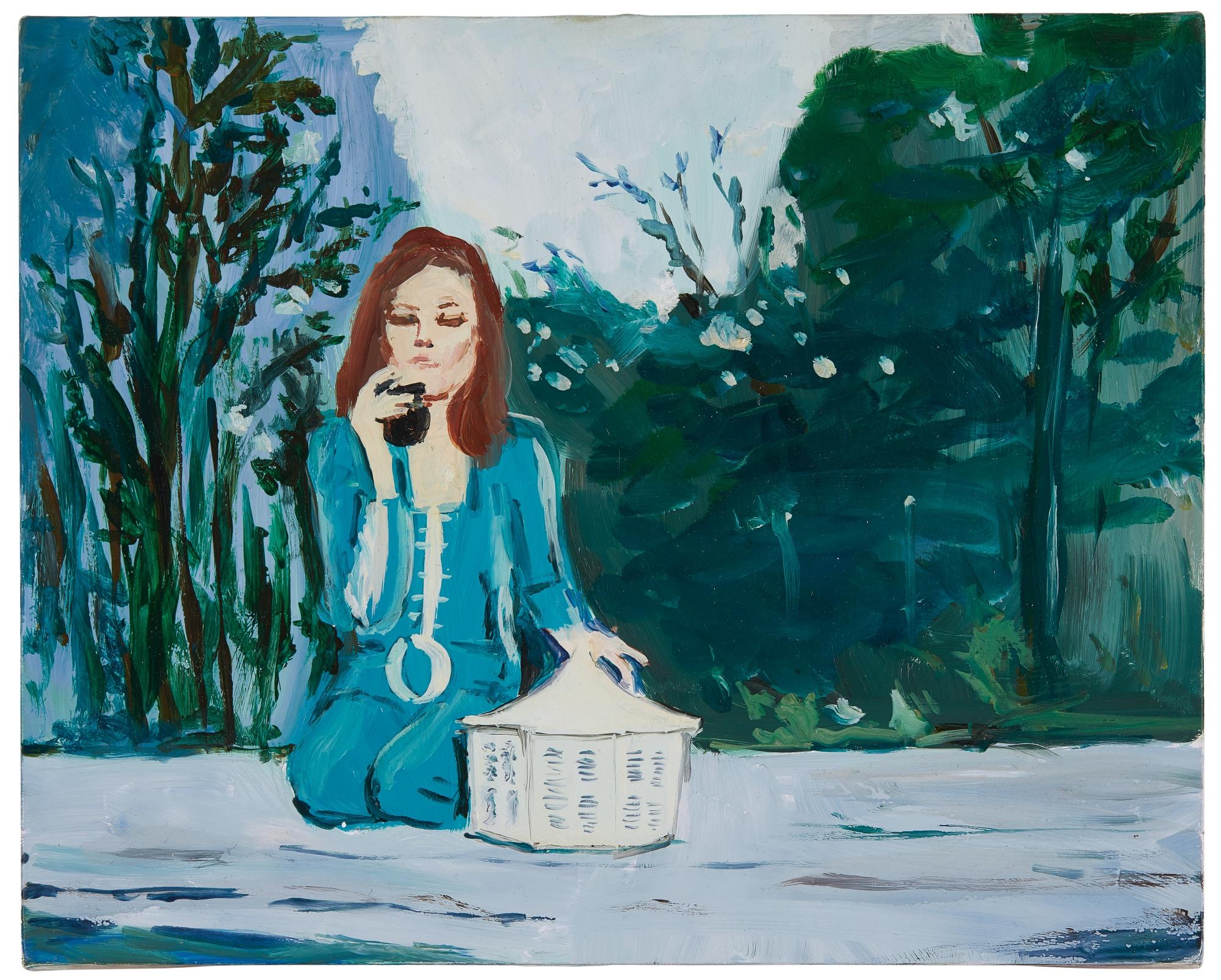 Karen Kilimnik - Emma About To Put The Miniature Steed In The Miniature Folly