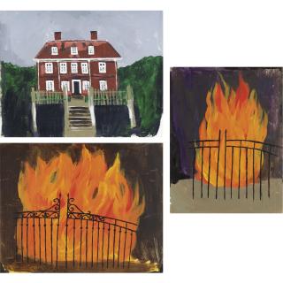 Karen Kilimnik - Untitled (Triptych)