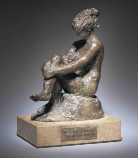 Karin Jonzen - Girl Crossing Her Legs