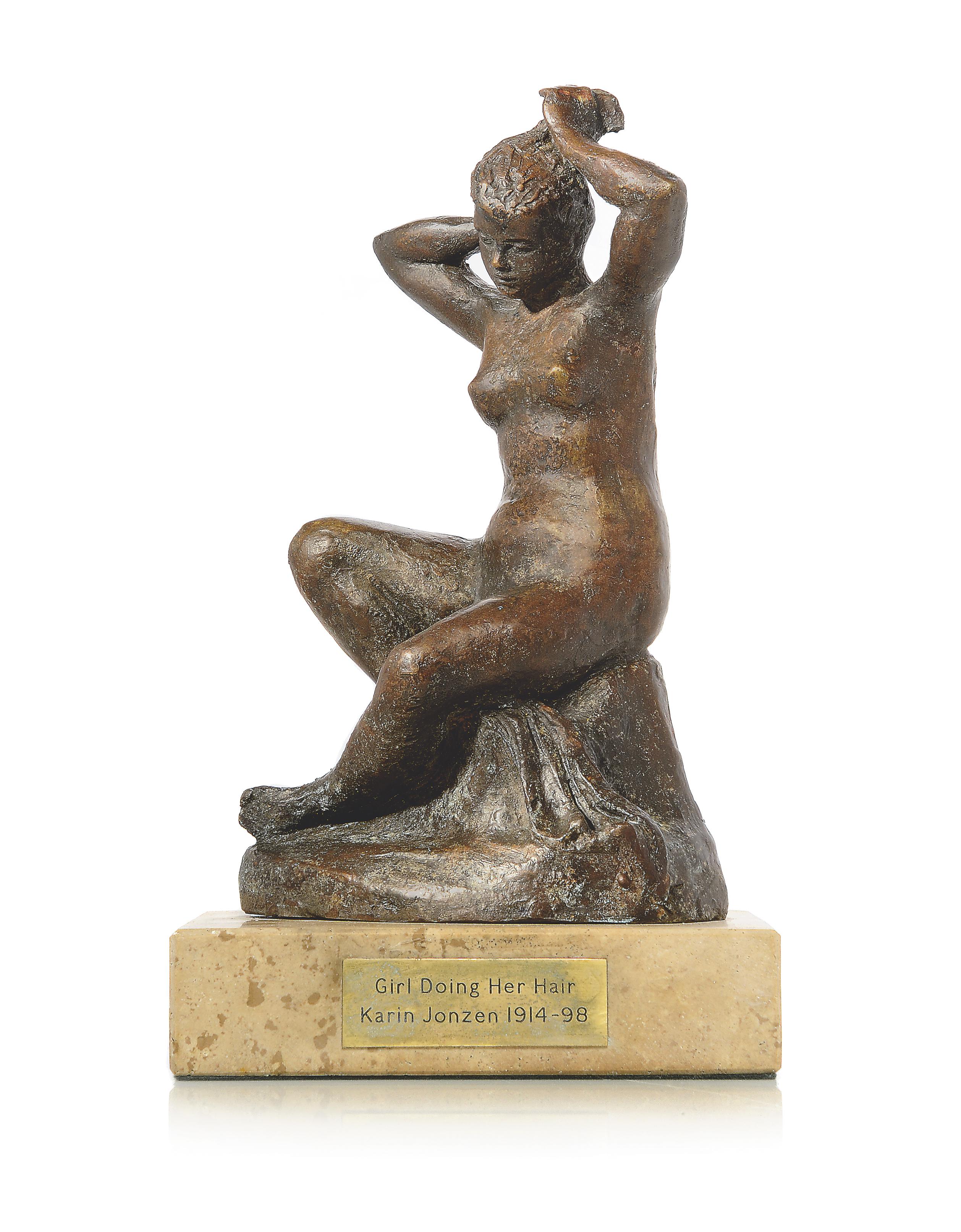 Karin Jonzen - Girl Doing Her Hair