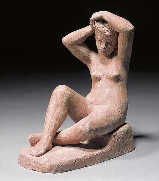 Karin Jonzen - Girl Tying her Hair