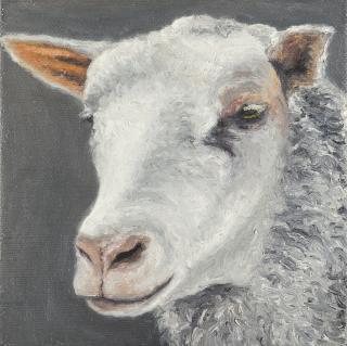 Karin Kneffel - Ohne Titel (Schaf).