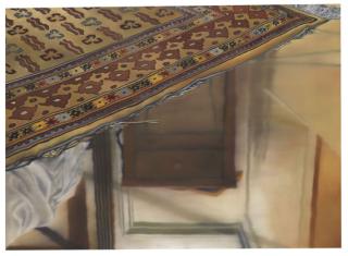 Karin Kneffel - Teppich Schlafzimmer (Spiegelung)