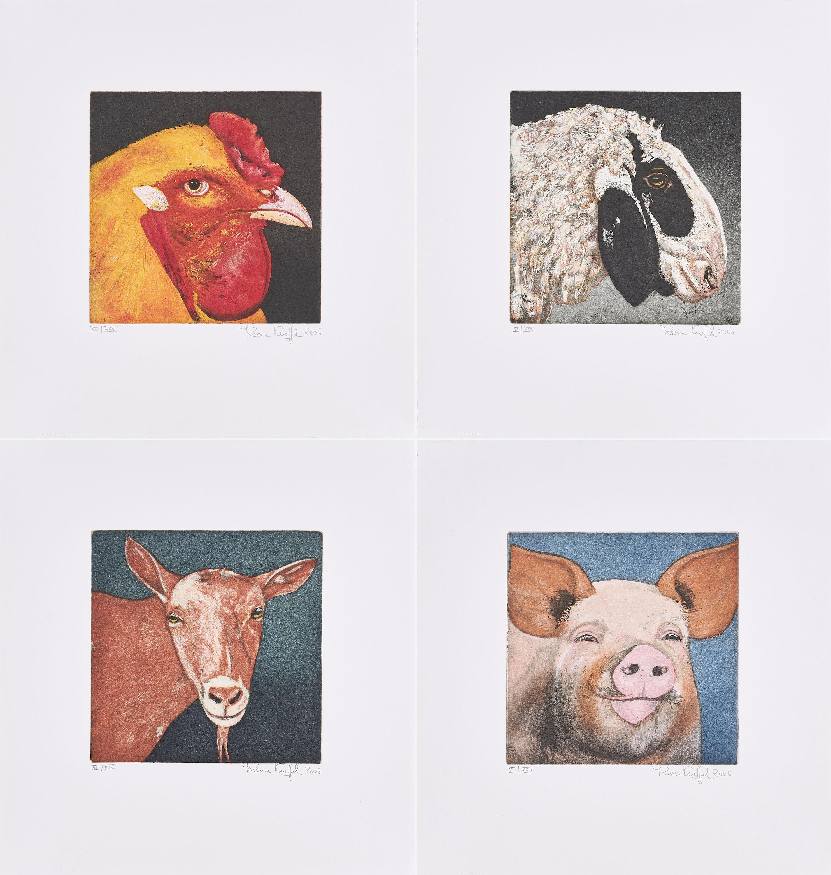 Karin Kneffel - Tierköpfe.