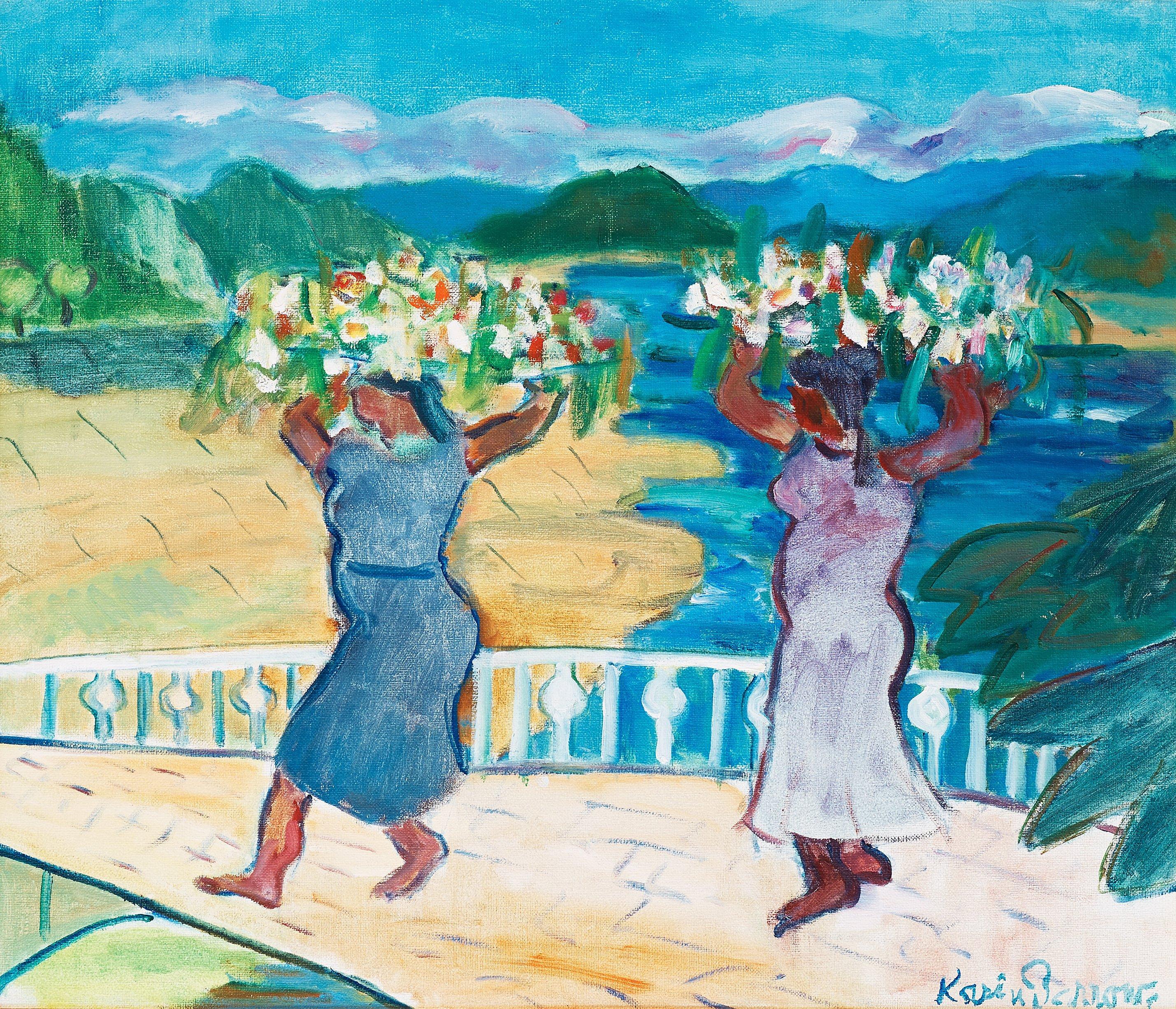 Karin Parrow - Women with flowers