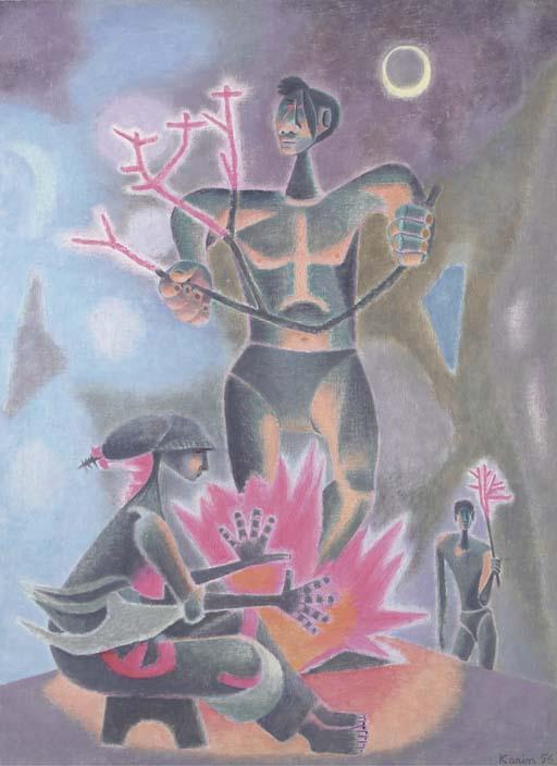 Karin van Leyden - Fire god