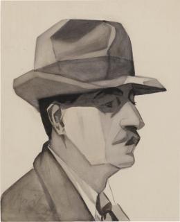 Karina Ami - Portrait of a Man with a Hat