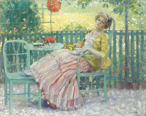 Karl Albert Buehr - On the Terrace