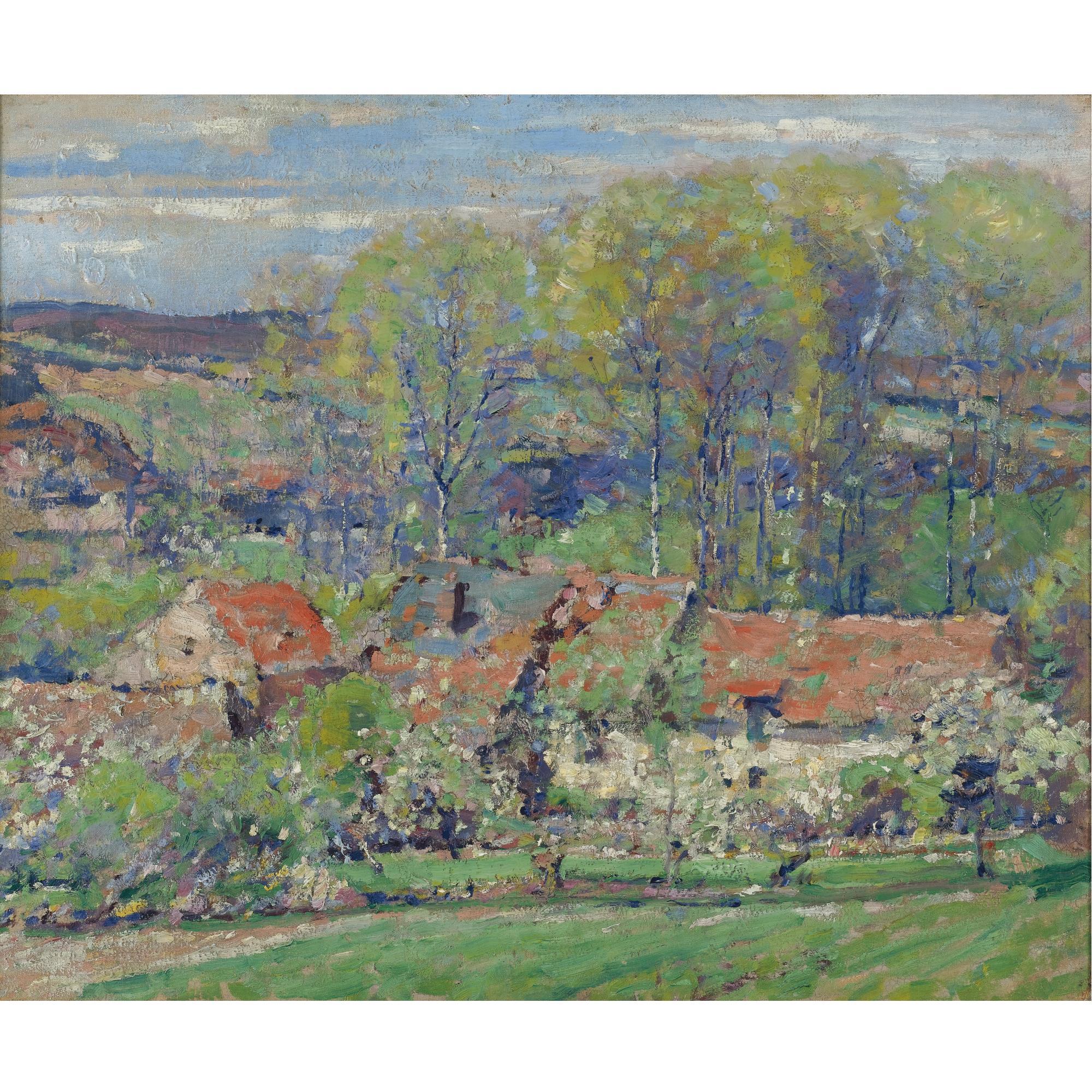 Karl Albert Buehr - The Artist\'S House, Springtime