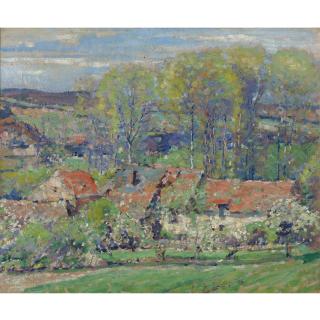 Karl Albert Buehr - The Artist\'S House, Springtime