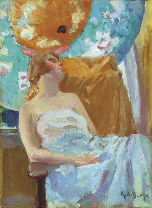 Karl Albert Buehr - Woman With Parasols