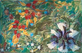 Karl Axel Pehrson - Violet coronigra, beetle, black tip anemone