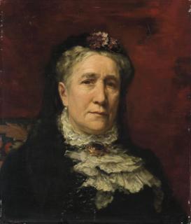 Karl Cartier - Portrait de Mélanie Gillot (1849-1910), mère de Charles Gillot