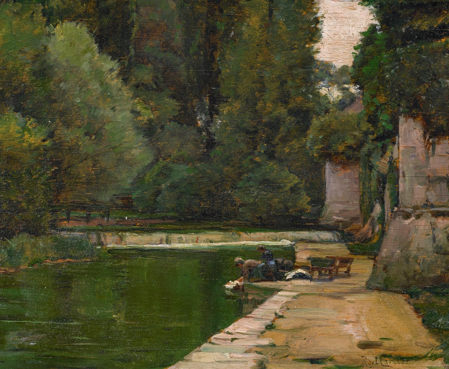 Karl Cartier - Wäscherinnen.