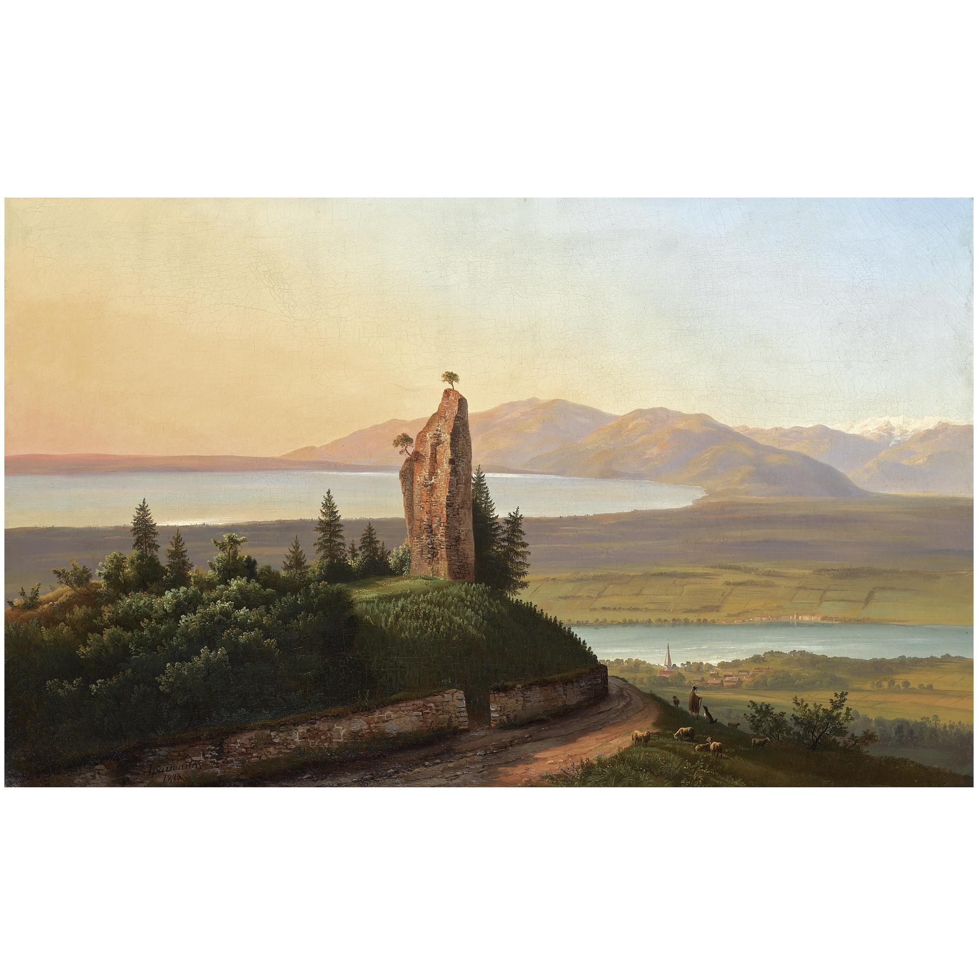 Karl Christian Sparmann - German \'Ruine Des Schloss Hammerstein Am Bodensee\'  