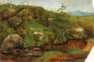 Karl Christian Sparmann - Wiesenstück am Bach