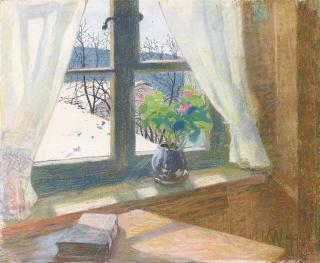 Karl Edmund Walser - Blick aus dem Fenster, 1899