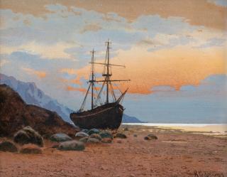Karl Eduardovich Geftler - Ship Motif.